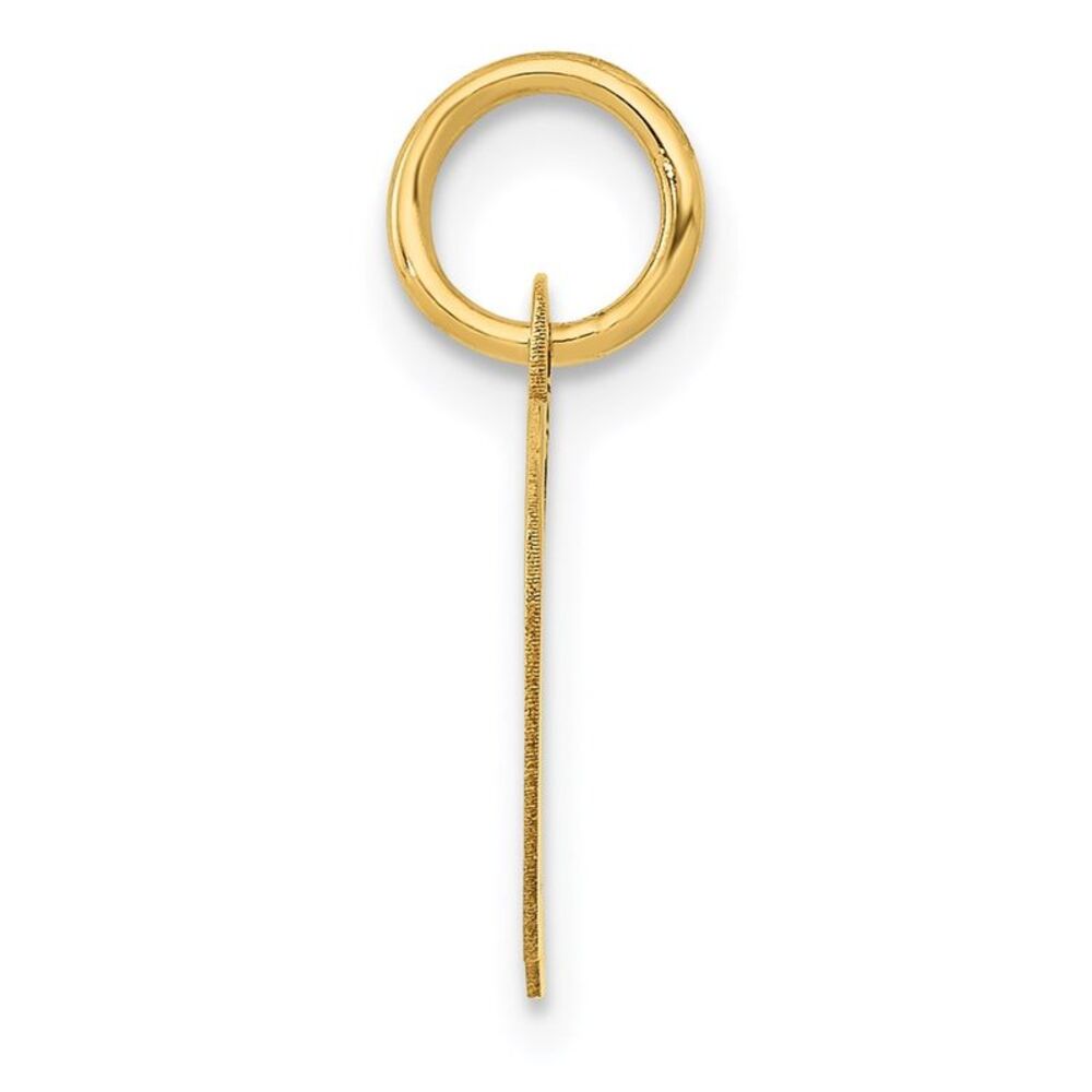 Kazi Luxury 14k Yellow Gold Small Fancy Script Le… - image 2